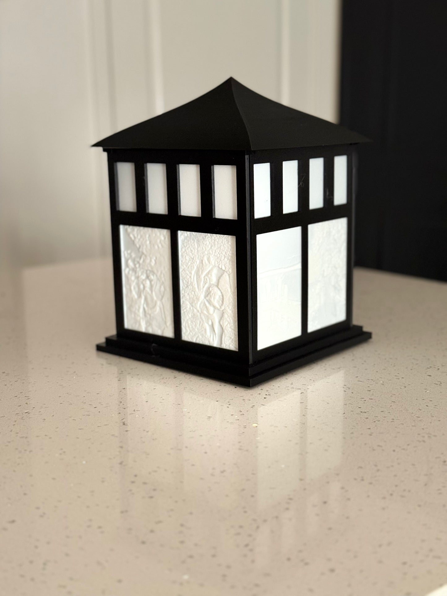 Personalized Photo Lamp House – Holds 8 of Your Favorite Memories